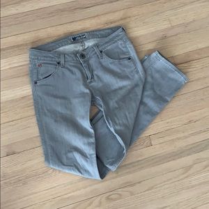 Hudson Jeans Light Gray Straight Leg Women's Denim